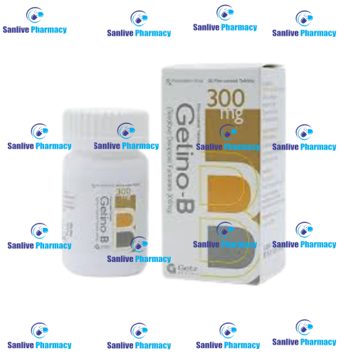 Getino-B (Tenofovir Disoproxil Fumerate) 300mg Tablet